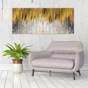 Tablou - Linii de aur (120x50 cm)