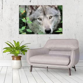 Tablou - Portret de lup (90x60 cm)