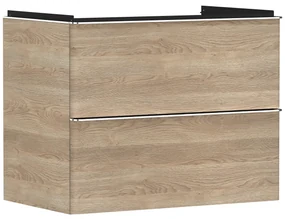 Hansgrohe Xelu Q dulap 78x49.5x60.5 cm sub chiuveta pe perete stejar-crom 54029000