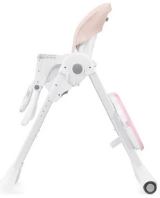 Scaun de masă pentru copii YUMMY roz/alb KINDERKRAFT