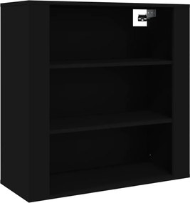 vidaXL Dulap de perete, negru, 80x33x80 cm, lemn prelucrat