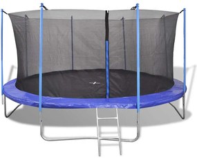 vidaXL Set trambulină cu 5 piese, 4,57 m