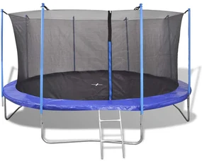 vidaXL Set trambulină cu 5 piese, 4,57 m