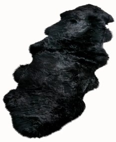 Blană de oaie Native Natural Double, 60 x 240 cm, negru