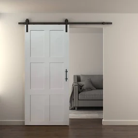 Usa glisanta tip hambar, exclusiv UnicSpot, alb, 213x96.5x3.5 cm