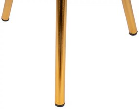 Masuta de cafea rotunda din metal Morrison 47x47x55 cm mov/auriu