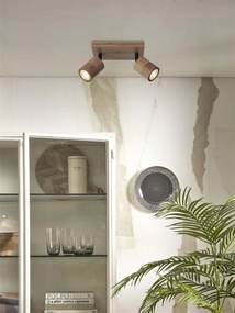 Plafoniera eco din bambus Java/2xGU10, natural