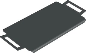 Placă pentru grătar pentru foc de grădină 62 x 30 x 3 cm, oțel CORGARDEN 1073