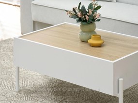 Măsuță de cafea Bertina M (sonoma + alb). 1111578