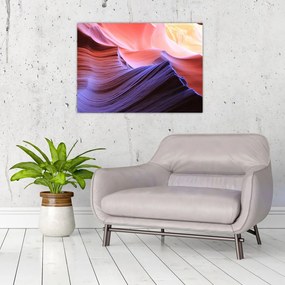 Tablou pe sticlă - nisip colorat (70x50 cm)