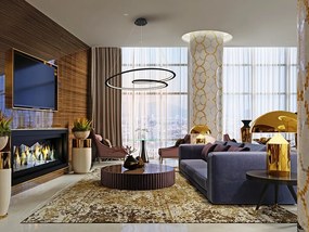 Lustra LED design XL ultra-modern Looping 97cm