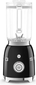 Blender Smeg BLF03BLEU, 800 W, 1,5 l, 18 000 rpm, 4 programe, 4 viteze + Impuls, Otel inoxidabil, Negru