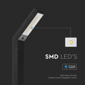 Lampă solară LED 2-în-1, 1,5 W, 3,7 V, IP65, 1500 mAh