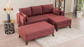 Canapea extensibilă Bellina (bordo) (D). 1063024
