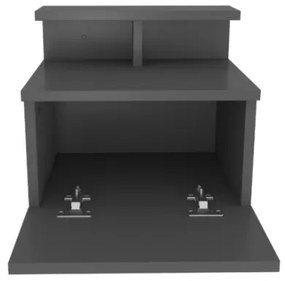 Noptieră NOVEN antracit