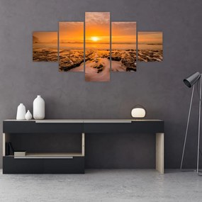 Tablou cu apus de soare (125x70 cm), în 40 de alte dimensiuni noi