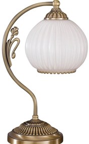 Veioza, lampa de masa clasic design italian din alama, sticla 9200 RA-P.9200 P