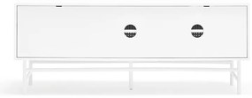 Masă TV albă 140x52 cm Punto - Teulat
