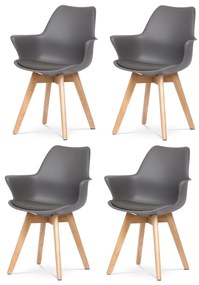 Set de scaune de sufragerie CT-771 GREY, 4 buc
