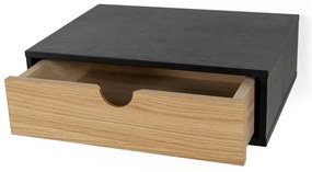 Noptieră de perete Woodman Farsta, negru