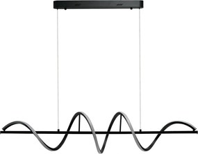 Lustra LED suspendata design modern MEMPHIS negru 3-STEP DIMM