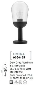 Stalp mic pentru iluminat exterior IP54 OMIKA