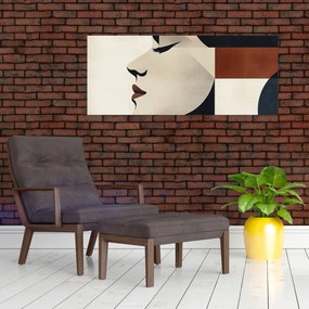 Tablou - Femeie din profil (120x50 cm)