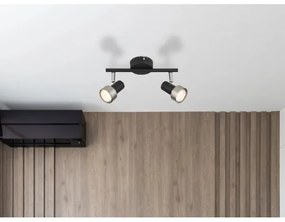 Spot Globo 57917-2N MASON 2xGU10/25W/230V negru/auriu