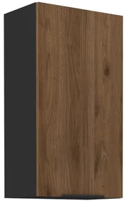 Dulap superior de bucătărie Monzesa 50 G 90 1F (nuc okapi + negru) . 1096960
