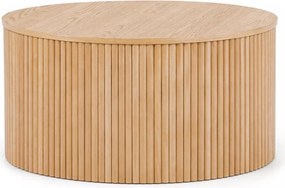 Măsuță de cafea rotundă Tamis 80 cm - natur