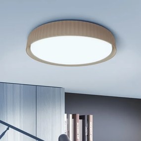 Brilagi - Plafonieră LED dimabilă LUCIA LED/48W/230V diam. 41 cm maro+telecomandă