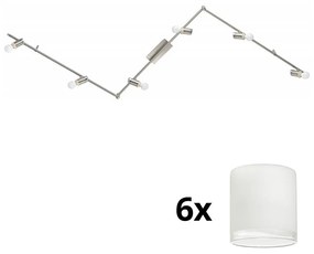 Spot LED Eglo MY CHOICE 6xE14/4W/230V crom/alb