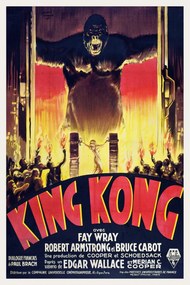Reproducere King Kong / Fay Wray (Retro Movie), (26.7 x 40 cm)