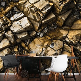 Fototapet - Pietre aurii (152,5x104 cm)