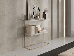 Consolă hol, 80x30x80 cm TONI 1, ADRK Furniture (Culoare: Alb / Sonoma)