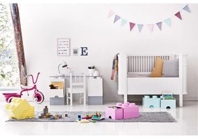 Cutie depozitare cu 2 sertare LEGO®, roz deschis