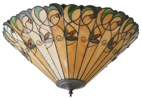 Endon 70706 - Plafonieră Tiffany JAMELIA, 2xE27/60W/230V, Ø 50 cm