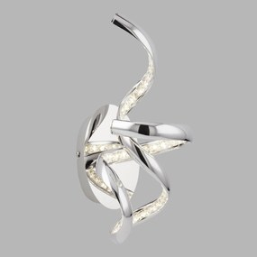 Aplica de perete LED moderna design cromat Twirls 12W 9208CC SRT