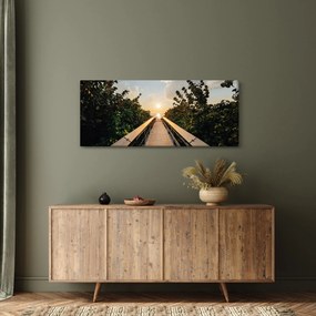 Tablou - drum spre soare (120x50 cm)