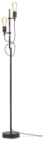 Lampadar negru cu abajur din metal (înălțime 152 cm) Seattle – it's about RoMi