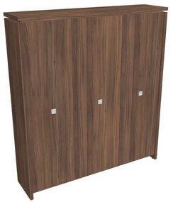 Dulap înalt pentru haine Verno 188 x 46 x 210 cm, nuc
