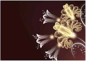 Tablou - Flori strălucitoare (70x50 cm)