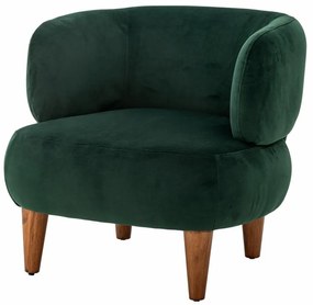 Scaun dining, verde, din stofa, Ruperta