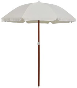vidaXL Umbrelă de soare cu stâlp din oțel, nisipiu, 180 cm