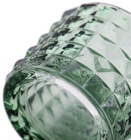 Suport de lumanare din sticla verde MALAGA - diverse dimensiuni Marime: M