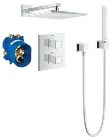 Sistem de dus incastrat Grohe Grohtherm Cube Allure 230 cu termostat