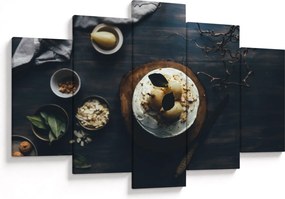 Tablou cu desert pe masă (150x105 cm)