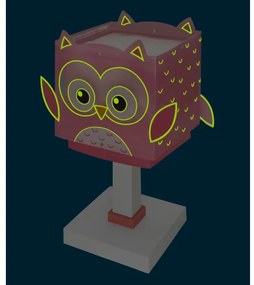 Dalber 64481N - Lampă LED pentru copii LITTLE OWL, 1xG4/4W/230V, roz