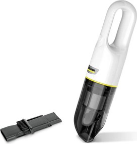 Aspirator de mаnа Karcher CVH 2, 70 W, 150 ml, Baterie Li-ion 2 Ah/7,2 V, Autonomie de 10 minute, Filtru lavabil, Alb