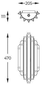 Zuma Line 003064-024601 - Aplica de perete ALEXANDRIA 2xG9/42W/230V aurie